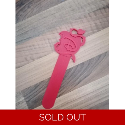 Disney Descendants Apple 3D Printed Bookmark